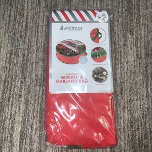 Whitmor Christmas Storage Bag 8X30X30 Wreath Garland Lights Decorations New‎